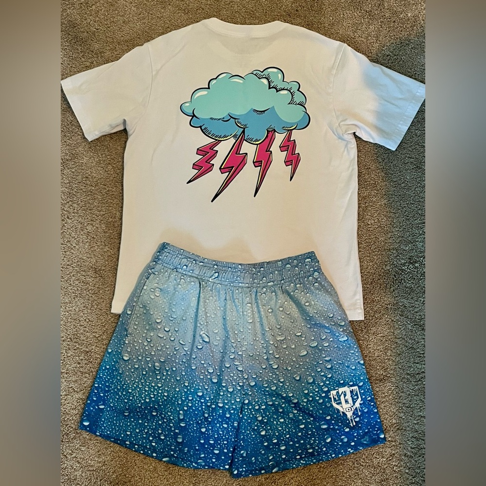 Shirt and Shorts Set Baseball Lifestyle 101 - YXL